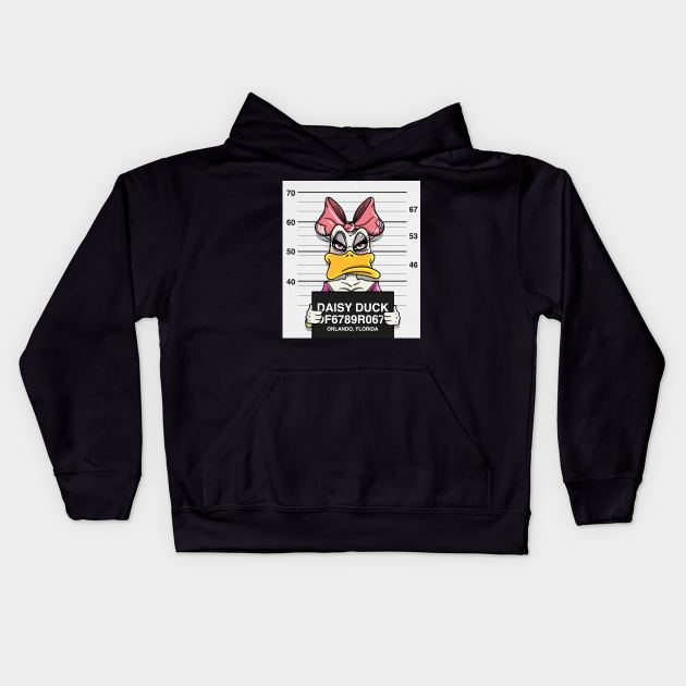 Daisy Duck Orlando FLorida Kids Hoodie by gundalaheros